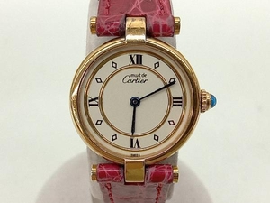 【Cartier】カルティエ ベルメイユ 腕時計 002214 クォーツ レディース 中古