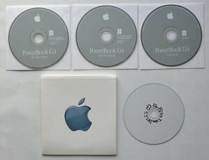 稀少！PowerBook G4 チタニュウム DVI モデル　667&800HMz専用　OS9.2.2/OSX10.1.2 各単独インストール用　リカバーCD