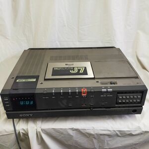 FG825　【通電のみ】 SONY ベータマックス ビデオカセットレコーダー SL-J7 再生録画 ソニー