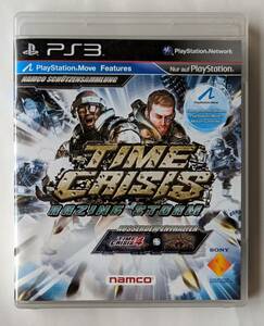 PS3 タイムクライシス4 + レイジングストーム + デッドストームパイレーツ TIME CRISIS RAZING STORM EU版 ★ プレイステーション3