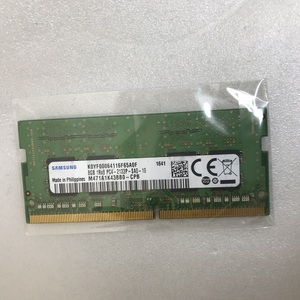 SAMSUNG 1Rx8 PC4-2133P-SA0-10 8GB 1枚 DDR4 ノートパソコン用メモリ PC4-17000 8GB 260ピン DDR4 LAPTOP RAM 中古動作確認済