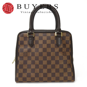 中古 ルイ・ヴィトン ハンドバッグ ブレラ N51155 ダミエキャンバス レザー ブラウン - LV レディース 女性