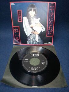 【EPレコード】◆佐井好子「二十才になれば/紅い花」見本盤◆非売品/ブラックレコード/B-43/大野雄二/テイチク◆