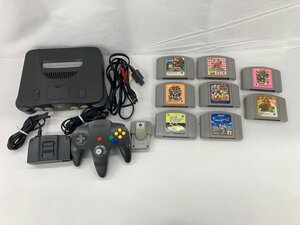 任天堂 NINTENDO 64 本体 NUS-001 コントローラー ソフト 星のカービィ ほか まとめ 本体通電〇【CDAX7077】