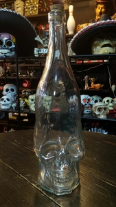 キッチン雑貨ゴシックホラーハロウィンスタイルスカルガラス瓶ボトル