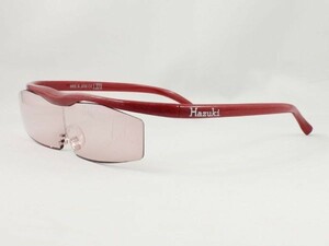日本製◆ハズキルーペ コンパクト カラー 1.32倍 赤◆量販店 見 本 品 老眼鏡 拡大鏡 リーディンググラス シニアグラス パソコン スマホ