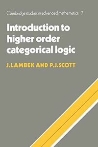 [A11424843]Introduction to Higher-Order Categorical Logic (Cambridge Studie