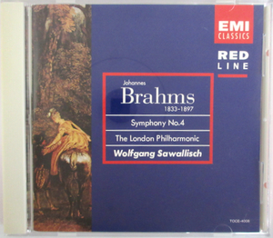 ブラームス / 交響曲 第4番 / サヴァリッシュ指揮 TOCE-4008［BRAHMS / SYMPHONY NO.4 / SAWALLISCH］【送料無料】