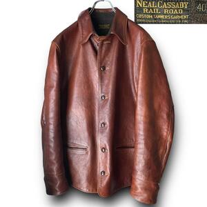 定価253,000円 FREEWHEELERS フリーホイーラーズ 馬革 ホースハイド カーコート ブレーキマン size 40 BRAKEMAN COAT