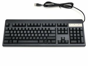 【中古】東プレ キーボード REALFORCE104UB 英語配列 USB 有線接続 静電容量無接点方式 昇華印刷墨モデル 変荷重 ブラック XF11T0