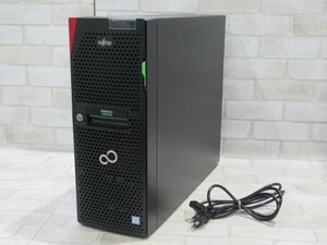 03668 新TTPC 1377m 保証有 富士通【 PRIMERGY TX1330 M3 】Xeon E3-1220 v6 3.0GHz / 1TB SATA 3.5インチ×2 / 8.00GB / OS 無 / 鍵無