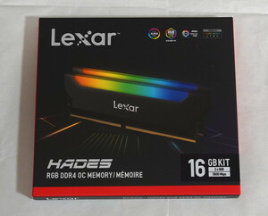 Lexar Hades RGB DDR4メモリ 3600MHz 8GBx2 16GB