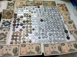 旧紙幣 硬貨 古銭 古紙幣　日本　銭　厘　圓　大量まとめ　100枚以上　間宮　道真　軍用手票　紙幣 コレクション