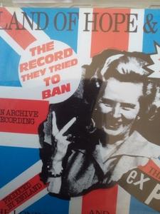 SEX PISTOLS LAND OF HOPE&GLORY セックスピストルズ　日本盤