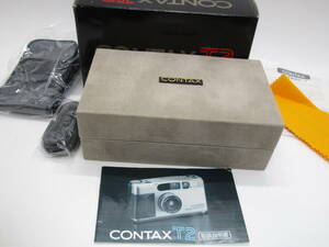 CONTAX 　コンタックス　 T2 カメラ　空箱　ケース付き　現状品　（FKMYY