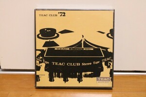 【希少//新品未開封品】TEAC CLUB ’72 ステレオテープ オープンリールテープ デキシーランドジャズ