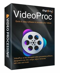 【Windows版】VideoProc Converter 5.7 Gift　ダウンロード版　※GoPro、DJI、iPhone、Android他