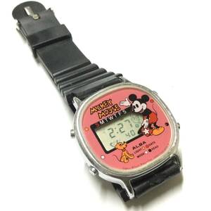 【激レア！レトロ】セイコー アルバ SEIKO ALBA ディズニー ミッキーマウス ゲームウォッチ キャラクターウォッチ デジタル腕時計
