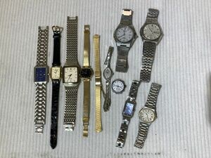 kma02▼腕時計 10点おまとめ/レディース メンズウォッチ SEIKO.CITIZENなど 未稼働 ジャンク時計▼