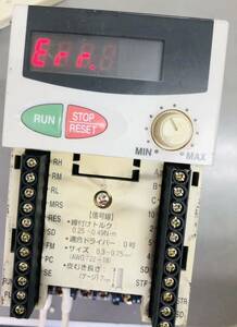 通電確認済　MITSUBISHI インバータFR-E520-0.2k