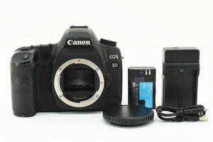 【人気の5D MarkII　未使用チャージャー付】 CANON　キャノン EOS 5D Mark II 2 2110万画素　一眼レフカメラ 同梱可能 ＃9089