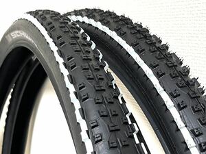 【送料無料】Schwalbe Rapid Rob 29×2.25 ブラック×ホワイト新品2本セット