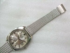 アンティーク当時物60sテクノス自動巻スカイライト2色ダイヤル腕時計動品　Z886