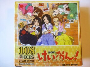 【即決】 けいおん K-ON パズル/108ピース/平沢唯/秋山澪/非売品 /ラスト1個のみ