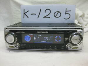 K-1205　Carrozzeria　カロッツェリア　DEH-P005　MP3　1Dサイズ　CDデッキ　故障品