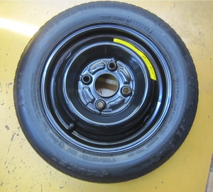 Ｇ392☆スペアタイヤ　T105/90D12　12X3.00B　PCD100　4H　φ56mm　テンパータイヤ　