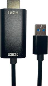 USB - HDMIアダプターケーブル オーディオ付き Windows 11/10/8/7、USB 3.0 - HDMIオス HD 1080P モニターディスプレイ (1.5M)