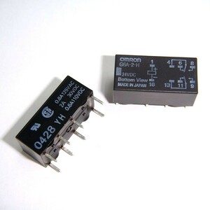 リレー 24VDC G6A-2-H OMRON 10個