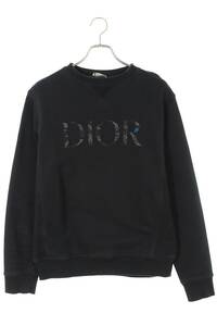 ディオール DIOR 21AW 143J687A0531 サイズ:XS ロゴ刺繍オーバーサイズクルーネックスウェット 中古 SS13