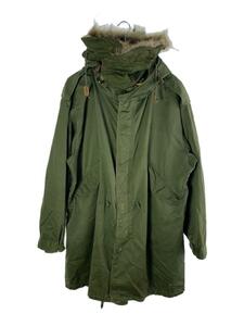 US.ARMY◆モッズコート/コットン/KHK/50s/60s/M-51/フィッシュテール/CROWNジップ/シェル/フード