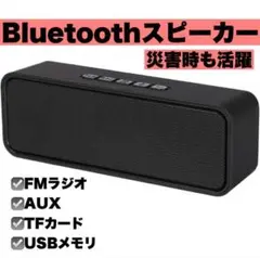 ワイヤレス Bluetooth スピーカー AUX/TFカード TWS対応 防水