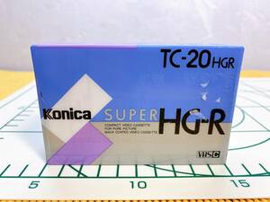 未使用　送料520円！　Konica　コニカ　TC-20HGR　SUPER HG-R　VHSC　コンパクトビデオカセット　現状品　