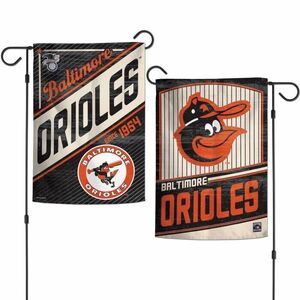 Baltimore Orioles MLB Throwback Double Sided Garden Flag 12" X 18" Yard Banner 海外 即決