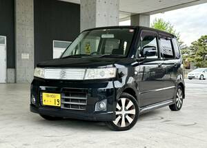 平成20年 スズキ ワゴンR スティングレー DI ターボ車 車検7年2月まで! 機関良好! ナビ/テレビ/ETC/アルミ! タイチェーン! 売り切り!