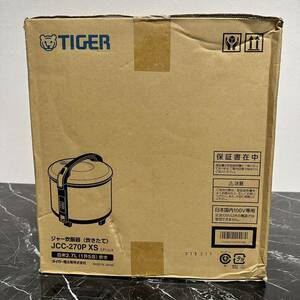 【未使用】タイガー 炊飯器 一升 5合 大家族 業務用Tiger 炊飯器 一升 5合 ステンレス 炊きたて 炊飯 ジャー JCC-270P-XS 単相100V