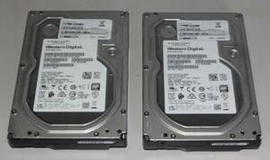 ★Western Digital SAS 4TB HDD 3.5インチ　★中古動作品★2022年（2台セット合計 8TB）