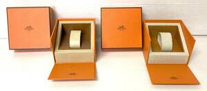 ★☆ピテ 純正 HERMES エルメス 時計ケース まとめて 2点セット 箱 ボックス 外箱 ウォッチケース BOX 収納ボックス☆★