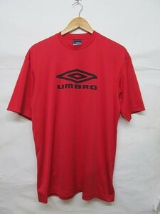 UMBRO アンブロ プラクティス Tシャツ L 赤 b14730