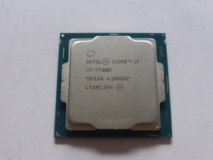 INTEL CPU Core i7 7700K 4コア8スレッド 4.20GHZ SR33A 起動確認済みです