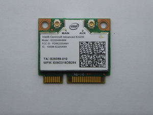 ★ 無線LANカード Intel Centrino Advanced N 6205 ★　即日発 送料84円~　複数入荷　(62205ANHMW)　802.11a/b/g/n