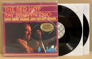 ■ナンバリング入!180g重量盤/2枚組12inch■Ray Brown Trio レイ・ブラウン / The Red Hot Ray Brown Trio (GRV1028-1) US盤 美品