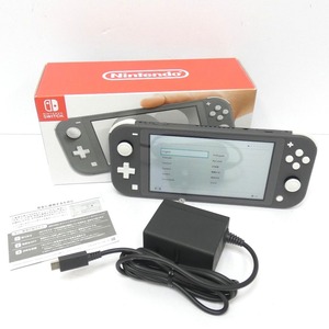 Dz790352 任天堂 ニンテンドー スイッチライト HDH-S-GAZAA（JPN) グレー Nintendo 中古・超美品