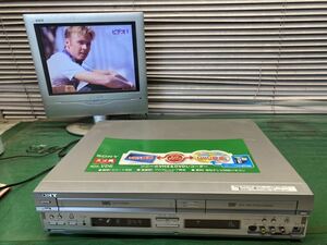 (911)SONY ソニー VHSビデオ一体型DVDレコーダー RDR-VD60 ジャンク