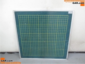 マ4 UCHIDA グリーンボード 黒板 両面 チョークボード 教材用 マス目 数学 900×900 京都 引取歓迎！