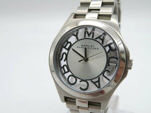 1円◆稼働◆ マークジェイコブス シルバー クオーツ ユニセックス 腕時計 N01003
