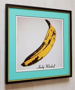 ベルベット・アンダーグラウンド/LPジャケット ポスター額装/The Velvet Underground/アンディ・ウォーホル/Andy Warhol/モダンインテリア